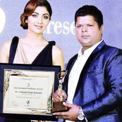 International Excellence Award by Shilpa Shetty Kundra